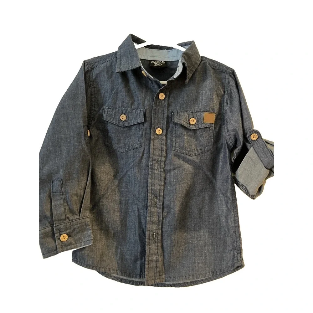 Boys 4T American Hawk Long Sleeve Back To School